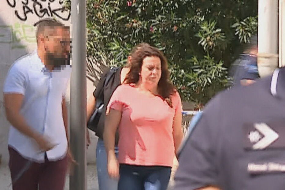 Rosa Grilo à chegada ao Tribunal de Vila Franca de Xira