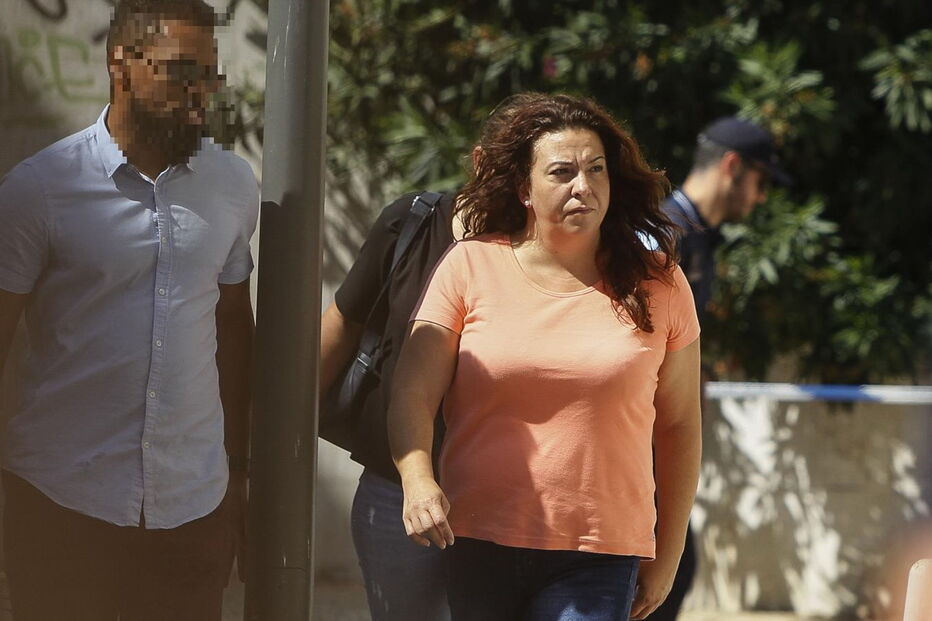 Rosa Grilo à chegada ao Tribunal de Vila Franca de Xira