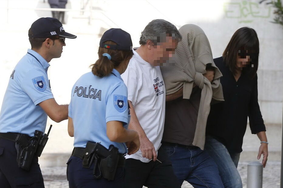 António Joaquim à chegada ao Tribunal de Vila Franca de Xira