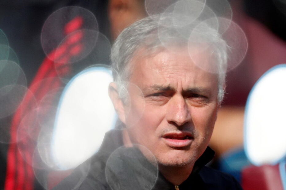 José Mourinho no jogo contra o West Ham