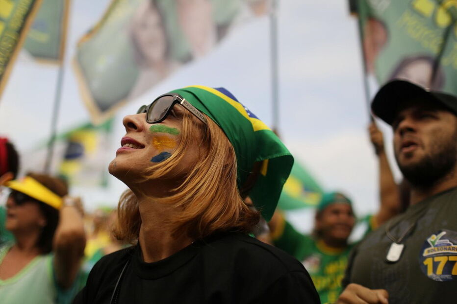 Manifestação organizada pelo movimento Mulheres Unidas contra Bolsonaro, no Rio de Janeiro