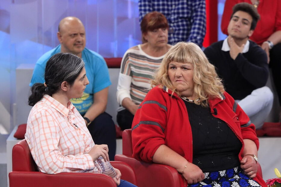 Ana Filipa Ferreira, de 26 anos, não quis abraçar nem beijar a mãe, Maria Pedrógão, no reencontro em estúdio 