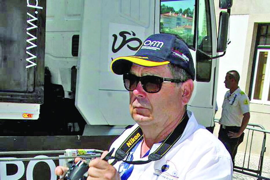Manuel Oliveira, dono da OFM que patrocinava a Volta a Portugal em bicicleta    