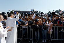 Cerimónia realiza-se há quatro anos. Milhares de motards, de todo o País, encheram o recinto de oração do santuário de Fátima
