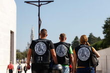 Cerimónia realiza-se há quatro anos. Milhares de motards, de todo o País, encheram o recinto de oração do santuário de Fátima