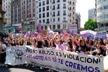 Sindicato dos estudantes de Espanha em protesto