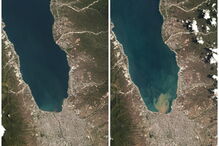Imagens mostram o antes e o depois da tragédia 