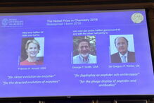 Os laureados com o Prémio Nobel da Química