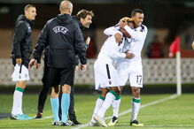 Jogo entre Vorskla Poltava e Sporting	