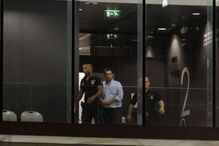 Major Vasco Brazão a ser levado para interrogatório no Campus de Justiça de Lisboa