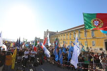 Manifestação de professores em Lisboa, a 5 de outubro de 2018