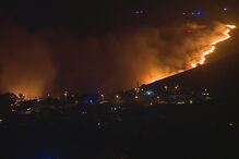 Fogo na serra de Sintra