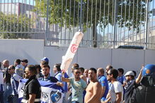 Claque do FC Porto chega ao Estádio da Luz