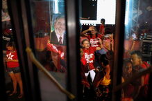 Apoiantes de Fernando Haddad