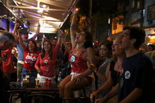 Apoiantes de Fernando Haddad