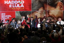 Apoiantes de Fernando Haddad