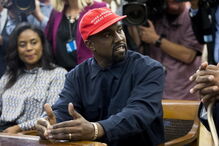 Rapper Kanye West reuniu-se com Donald Trump