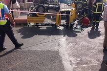 Tuk-tuk fica sem travão e fere cinco pessoas em Lisboa