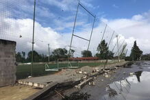 Estádios de Coimbra sofrem estragos pela passagem do Leslie