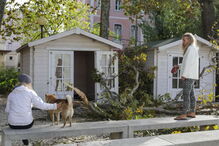 Figueira da Foz arrasada à passagem do furacão Leslie