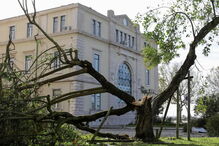 Figueira da Foz arrasada à passagem do furacão Leslie