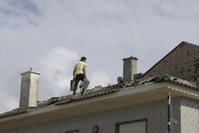 Destruição na Praia da Vieira