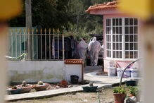 A casa onde Mário Coelho matou Maria de Lurdes, em Porto de Mós
