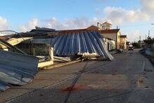 Estragos causados pela tempestade Leslie em Pombal