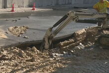Abatimento de terras lança o caos em Lisboa 