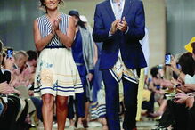 Ricardo Pereira e Francisca foram muito aplaudidos pela assistência e retribuíram com palmas