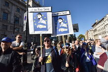 Britânicos manifestam-se contra o Brexit nas ruas de Londres