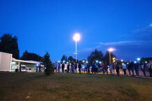 Cordão humano por uma nova ala pediátrica no Hospital de São João no Porto