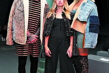 Raúl Meireles com a mulher Ivone e a filha Lara