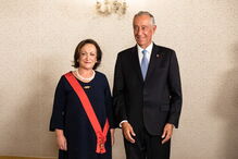 Marcelo Rebelo de Sousa condecora antiga PGR Joana Marques Vidal 