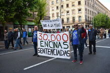 Manifestação para o encerramento da mina de urânio