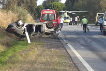 Colisão frontal faz quatro feridos em Serpa 