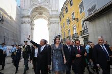 Marcelo recebe reis da Bélgica  