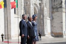 Marcelo recebe reis da Bélgica  
