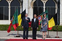 Marcelo recebe reis da Bélgica  