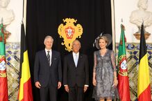 Marcelo recebe reis da Bélgica  