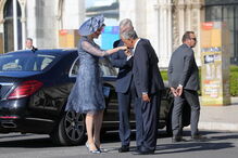 Marcelo recebe reis da Bélgica  