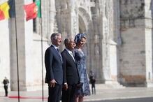 Marcelo recebe reis da Bélgica  