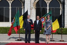 Marcelo recebe reis da Bélgica  