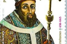 Selos dos arcebispos de Braga possuem  valor facial de 53 cêntimos. Existem 125 mil exemplares