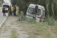 Quatro feridos graves em despiste de ambulância em Montemor-o-Novo