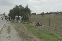 Quatro feridos graves em despiste de ambulância em Montemor-o-Novo