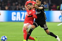 Jogo entre Benfica e Ajax para a Liga dos Campeões