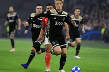 Jogo entre Benfica e Ajax para a Liga dos Campeões