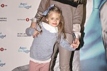 Alexandra Fernandes com a filha	