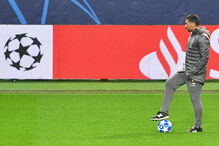 FC Porto no treino antes do jogo contra o Lokomotiv